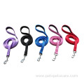 Thick Double Layer Nylon Dog Leash Comfort Handle